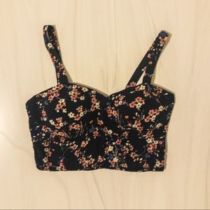 Floral crop top